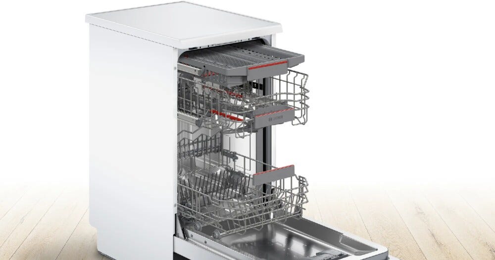 Bosch SPS4EMI24E Serie 4 Lavastoviglie a libera installazione cm. 45 - 10 coperti - inox