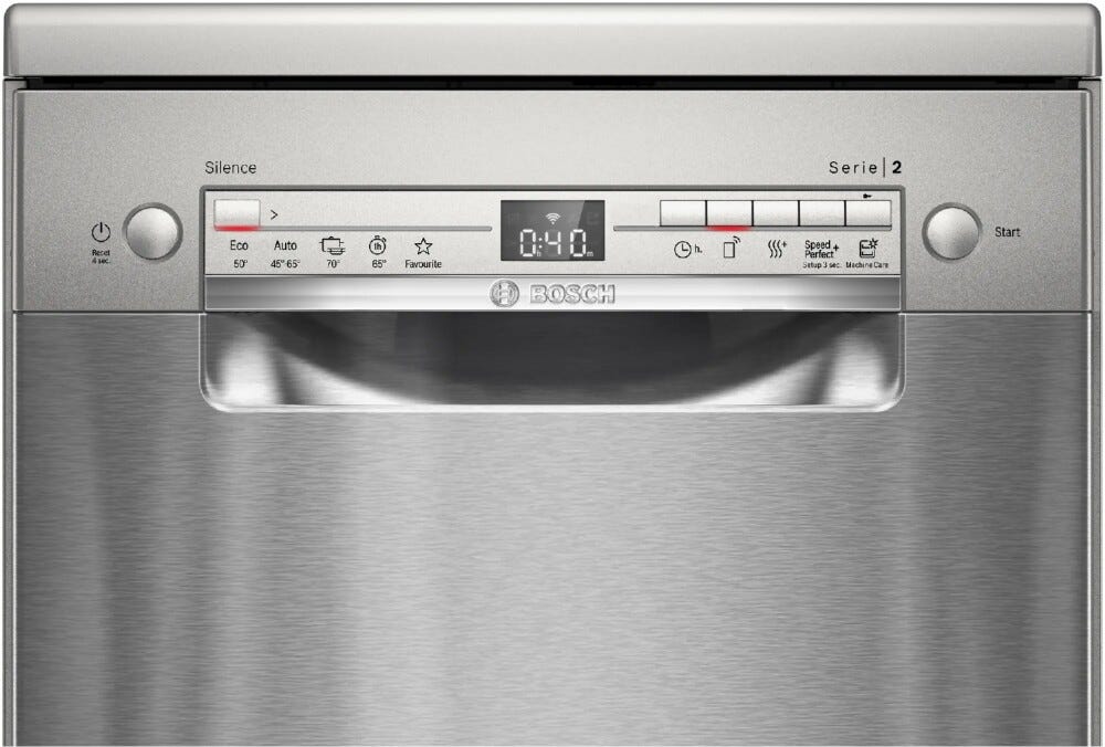 Bosch SPS2HKI42E Serie 2 Lavastoviglie a libera installazione cm. 45 - 10 coperti - inox