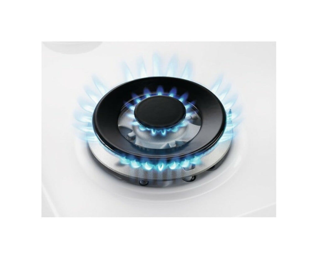 Electrolux KGG753753W Serie 800 Piano cottura a gas cm. 74 - vetroceramica bianco