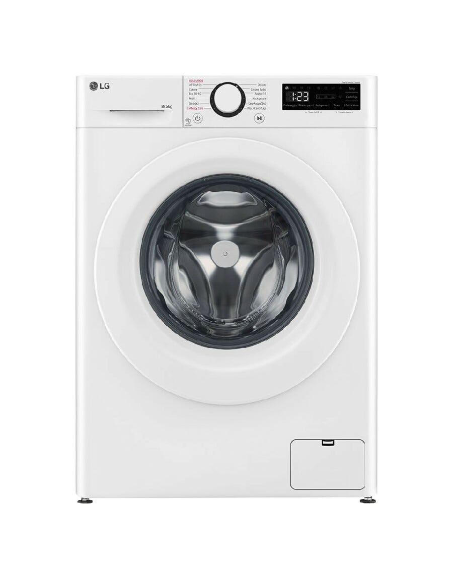 LG D2R3S08NSWW Lavasciuga cm. 60 - lavaggio 8 kg - asciugatura 5 kg - bianco