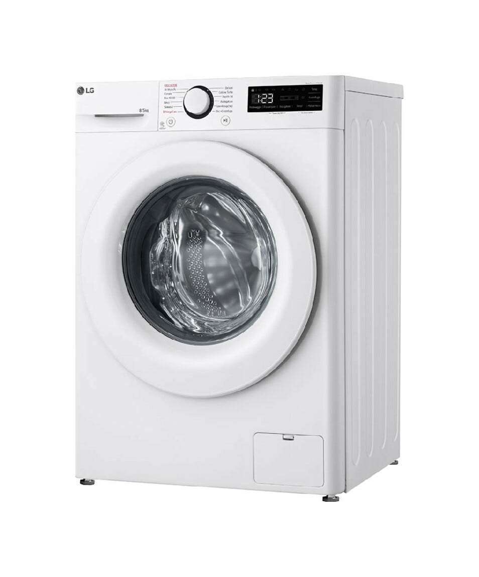 LG D2R3S08NSWW Lavasciuga cm. 60 - lavaggio 8 kg - asciugatura 5 kg - bianco