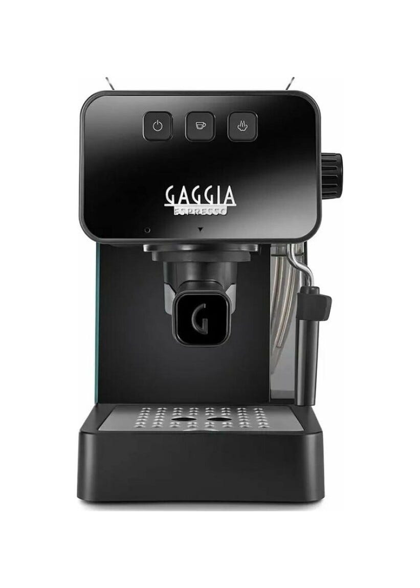 Gaggia EG211166GREENESPRESSODELU Espresso Deluxe Macchina per caffè espresso - verde acqua