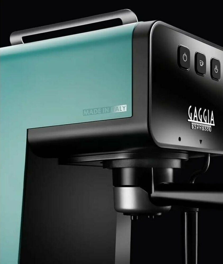 Gaggia EG211166GREENESPRESSODELU Espresso Deluxe Macchina per caffè espresso - verde acqua