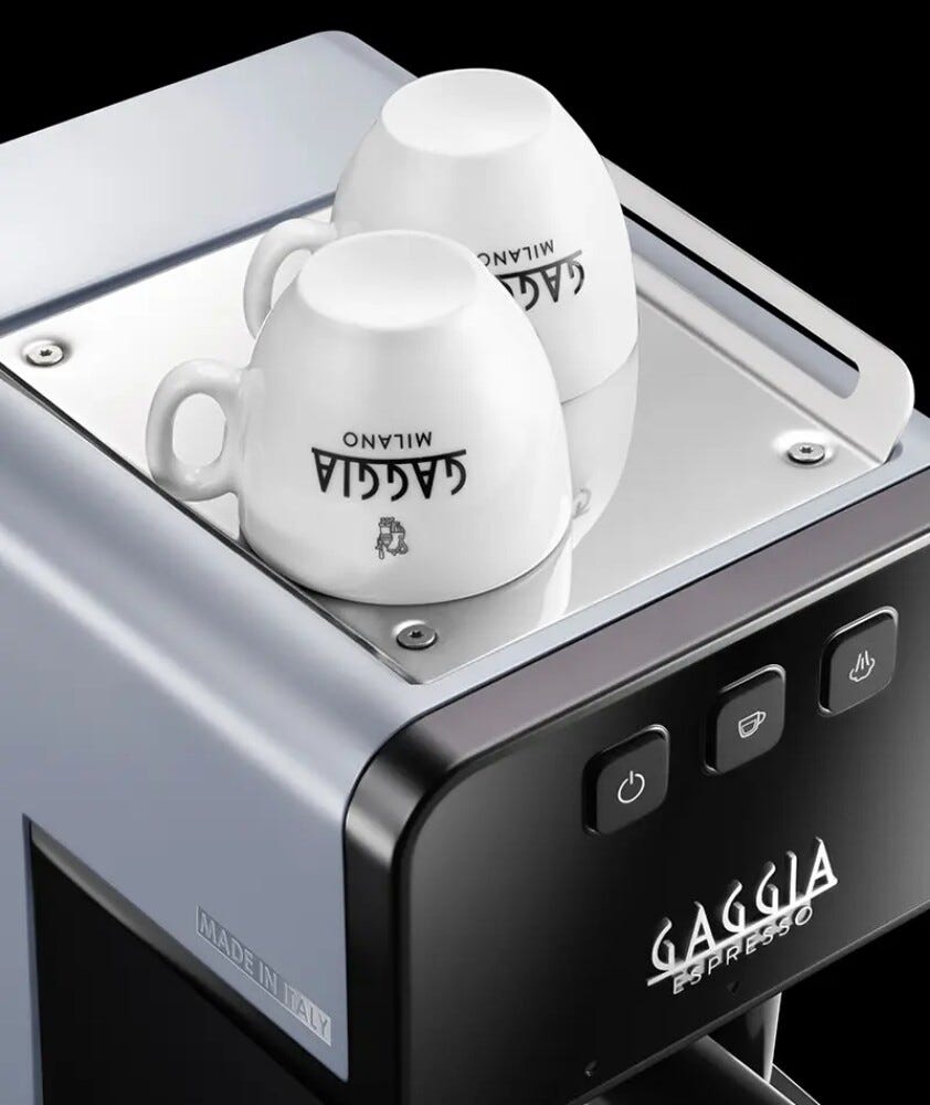 Gaggia EG211164GREYESPRESSODELUX Espresso Deluxe Macchina per caffè espresso - grigio