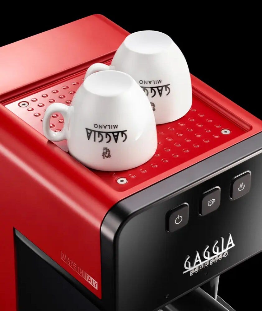 Gaggia EG2111/03 RED ESPRESSO STYLE G Espresso Style Macchina per caffè espresso - rosso lavico