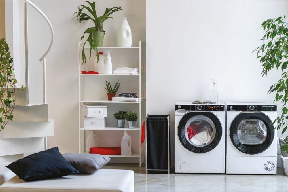 Hoover HWP 49AMBC7/1-S H-WASH 500 Lavatrice cm. 60 - capacità 9 kg - bianco