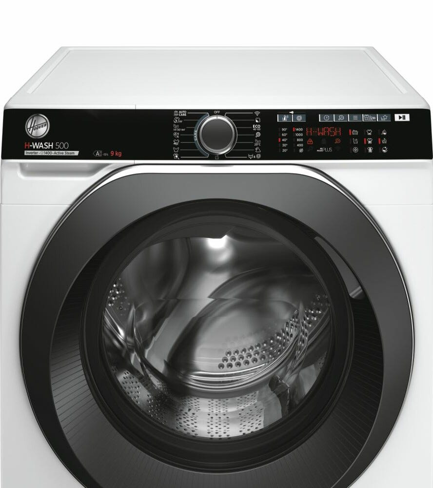Hoover HWP 49AMBC7/1-S H-WASH 500 Lavatrice cm. 60 - capacità 9 kg - bianco