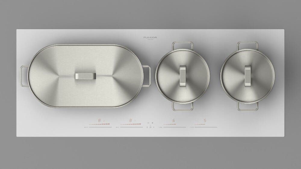Fulgor FCHL 904 ID TS WH Piano cottura induzione cm. 90 - vetroceramica bianco