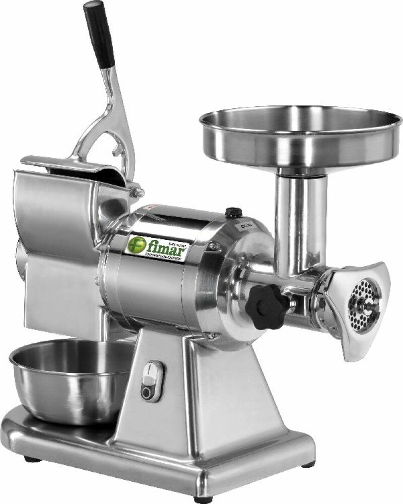 Fimar 12T Tritacarne grattugia con inversione di marcia - bocca inserimento carne diam. mm. 52 - trifase - gruppo macinazione alluminio