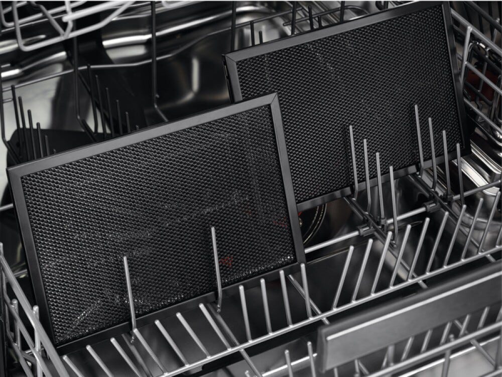 AEG NCH74B01CB 6000 COMBOPIANO Piano cottura a induzione con cappa integrata cm. 70 - vetroceramica nero
