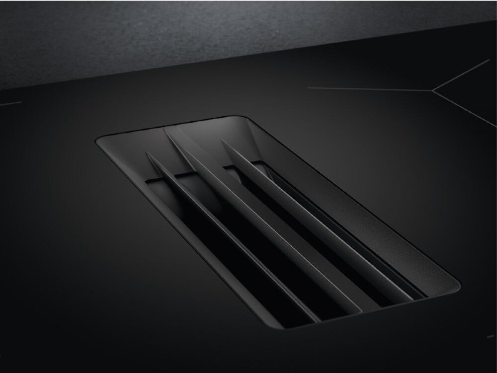 AEG NCH74B01CB 6000 COMBOPIANO Piano cottura a induzione con cappa integrata cm. 70 - vetroceramica nero