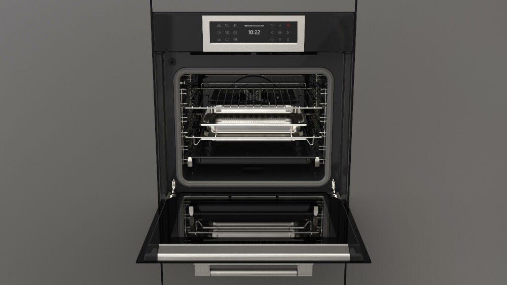 Fulgor ATMOS CLUSTER CONCEPT 60 Forno elettrico a vapore cm. 60 - vetro nero