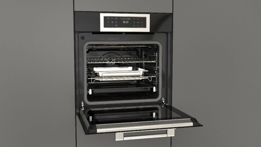 Fulgor ATMOS CLUSTER CONCEPT 60 Forno elettrico a vapore cm. 60 - vetro nero