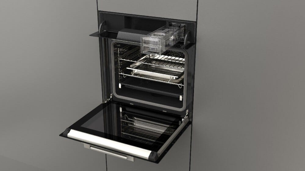 Fulgor ATMOS CLUSTER CONCEPT 60 Forno elettrico a vapore cm. 60 - vetro nero