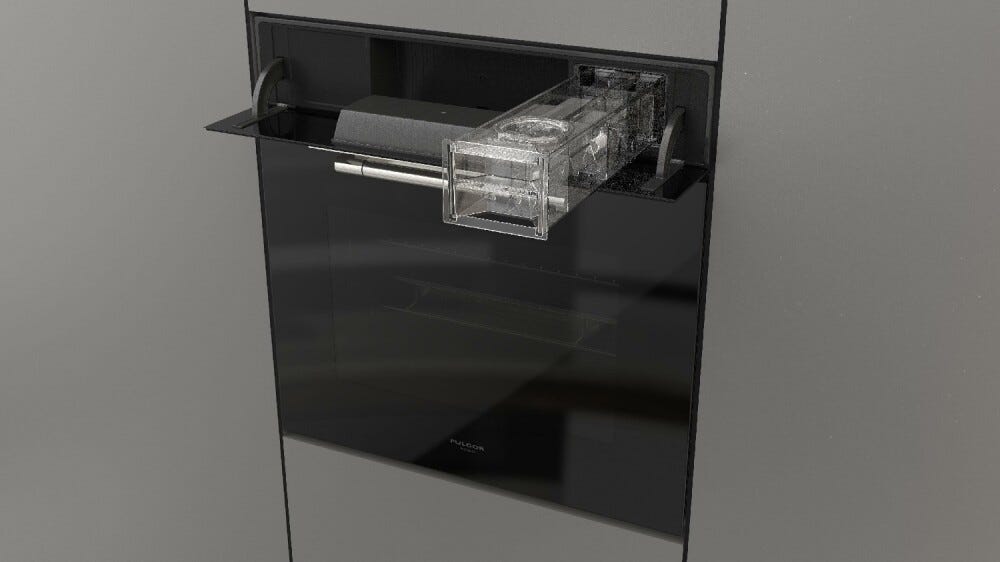 Fulgor ATMOS CLUSTER CONCEPT 60 Forno elettrico a vapore cm. 60 - vetro nero