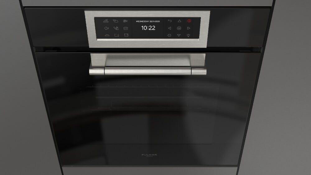 Fulgor ATMOS CLUSTER CONCEPT 60 Forno elettrico a vapore cm. 60 - vetro nero