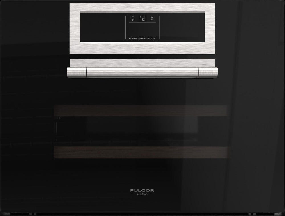 Fulgor FCLWC 4500 TC FO BK CLUSTER CONCEPT Cantina vino da incasso cm. 60 h. 45 - 22 bottiglie - vetro nero