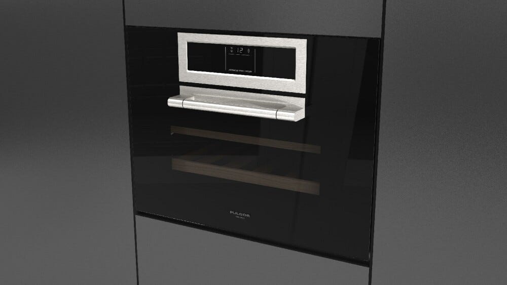 Fulgor FCLWC 4500 TC FO BK CLUSTER CONCEPT Cantina vino da incasso cm. 60 h. 45 - 22 bottiglie - vetro nero