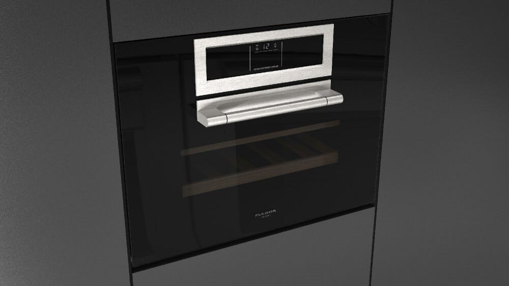 Fulgor FCLWC 4500 TC FO BK CLUSTER CONCEPT Cantina vino da incasso cm. 60 h. 45 - 22 bottiglie - vetro nero