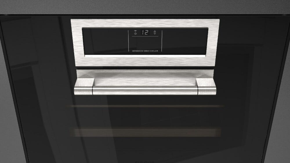 Fulgor FCLWC 4500 TC FO BK CLUSTER CONCEPT Cantina vino da incasso cm. 60 h. 45 - 22 bottiglie - vetro nero