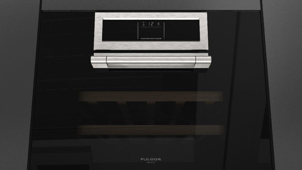 Fulgor FCLWC 4500 TC FO BK CLUSTER CONCEPT Cantina vino da incasso cm. 60 h. 45 - 22 bottiglie - vetro nero