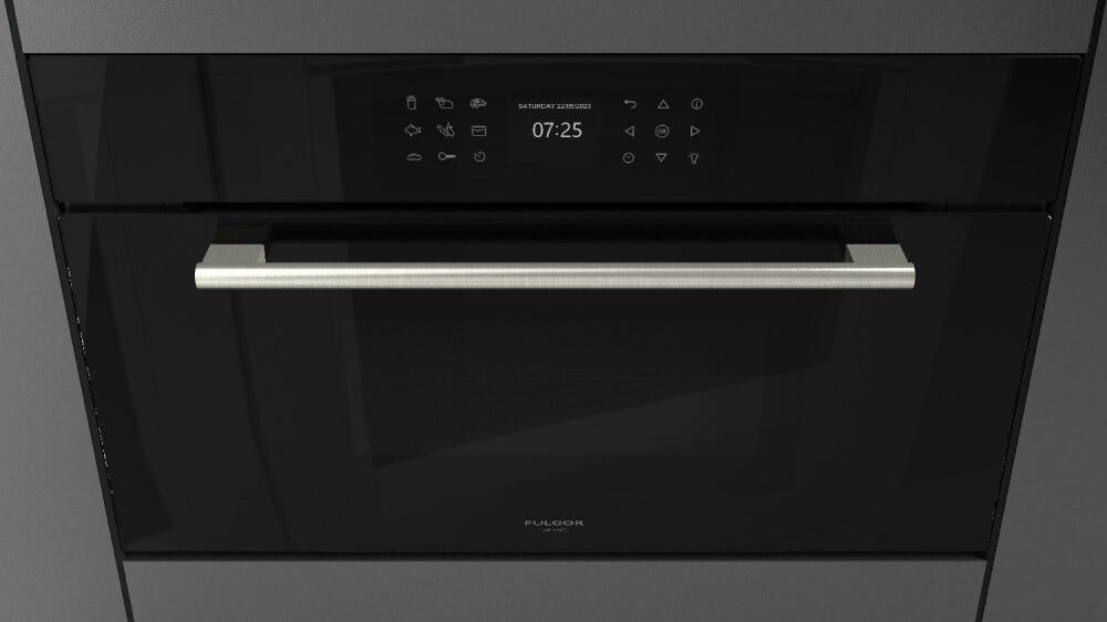 Fulgor FCMO 7510 TEM BK PLANO Forno microonde combinato da incasso cm. 75 h. 45 - vetro nero