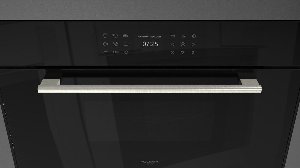 Fulgor FCMO 7510 TEM BK PLANO Forno microonde combinato da incasso cm. 75 h. 45 - vetro nero