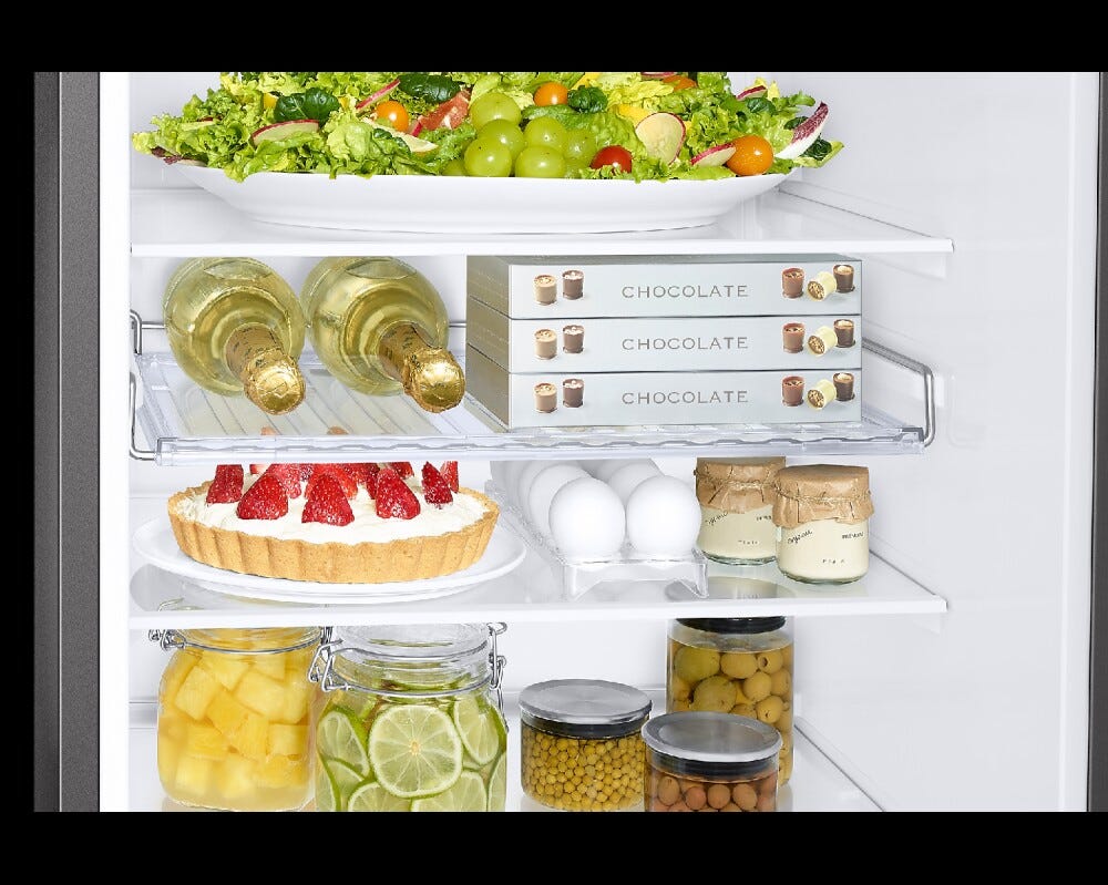 Samsung RB34C632ESA/EF Frigorifero con congelatore a libera installazione - cm. 60 h. 186 - lt. 341 - grafite metallizzato