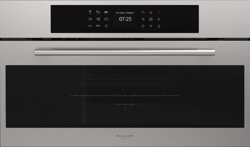 Fulgor FCMO 7510 TEM X Plano Forno microonde combinato da incasso cm. 75 h. 45 - inox