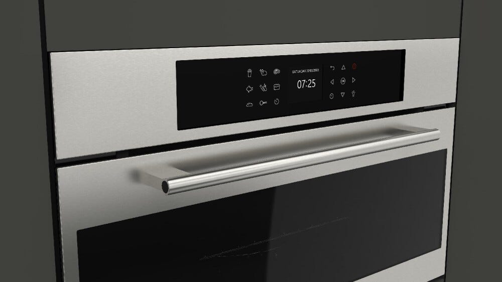 Fulgor FCMO 7510 TEM X Plano Forno microonde combinato da incasso cm. 75 h. 45 - inox