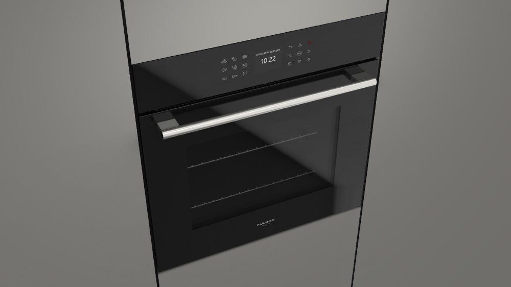 Fulgor FCPO 6215 P TEM BK Plano Forno elettrico pirolitico cm. 60 - vetro nero