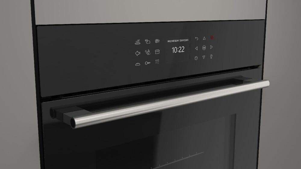 Fulgor FCPO 6215 P TEM BK Plano Forno elettrico pirolitico cm. 60 - vetro nero