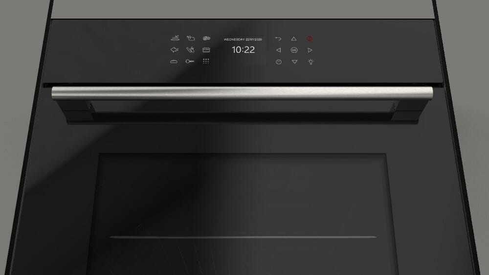 Fulgor FCPO 6215 P TEM BK Plano Forno elettrico pirolitico cm. 60 - vetro nero