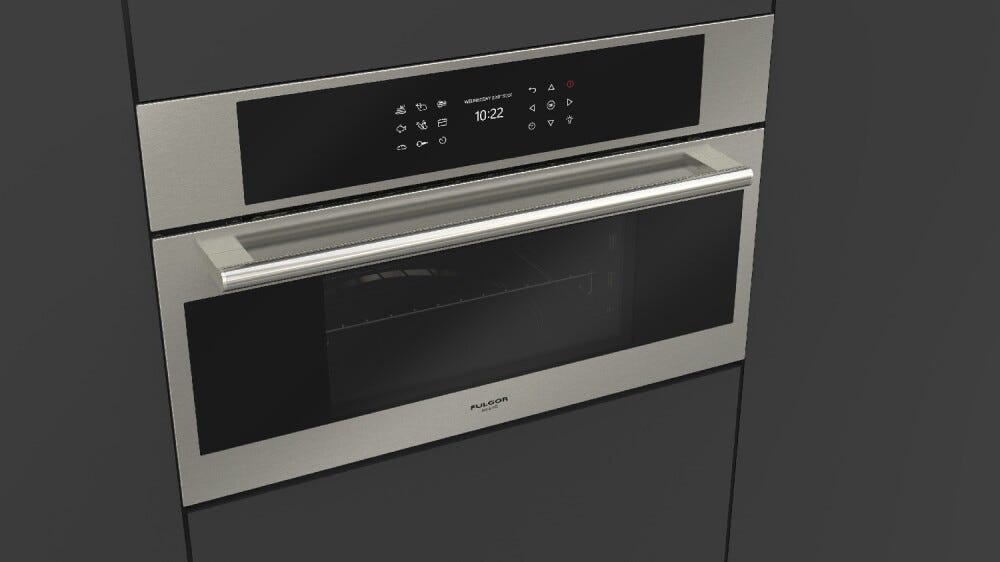 Fulgor FCSO 310 TEM X Plano in grande Forno combinato a vapore cm. 75 h. 47 - inox