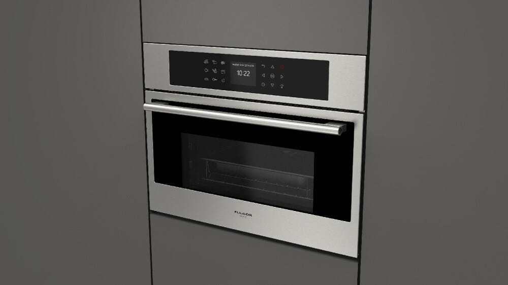 Fulgor 45 COMBISET VAPORE PLANO 45 Forno combinato a vapore cm. 60 h. 45 - inox
