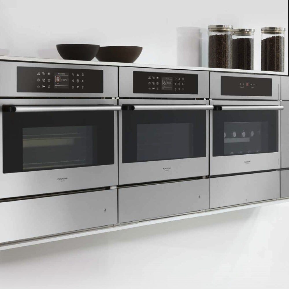 Fulgor 45 COMBISET VAPORE PLANO 45 Forno combinato a vapore cm. 60 h. 45 - inox