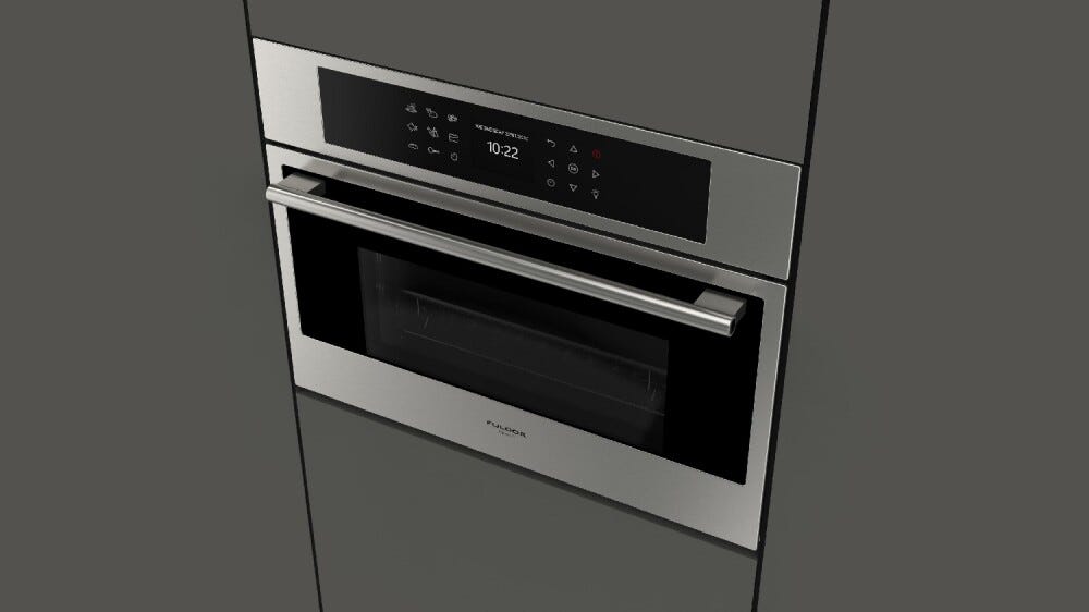 Fulgor 45 COMBISET VAPORE PLANO 45 Forno combinato a vapore cm. 60 h. 45 - inox