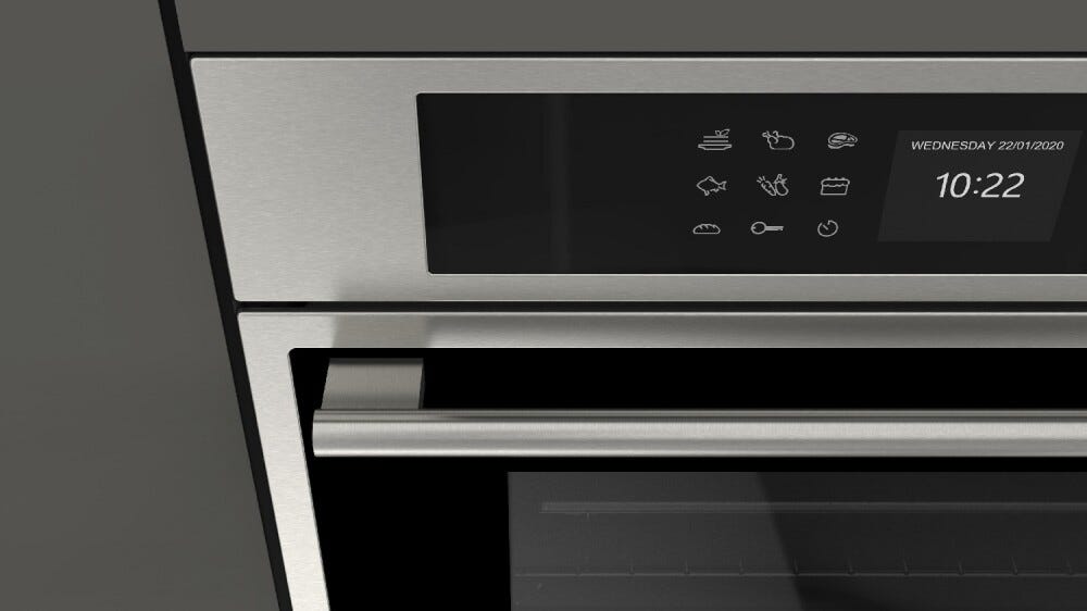 Fulgor 45 COMBISET VAPORE PLANO 45 Forno combinato a vapore cm. 60 h. 45 - inox