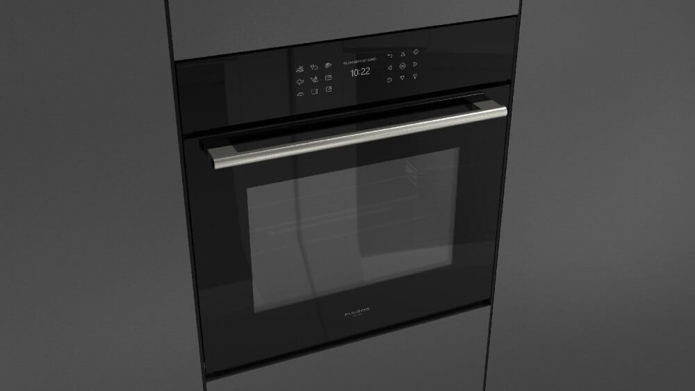 Fulgor ATMOS PLANO 60 Forno combinato a vapore cm. 60 - vetro nero