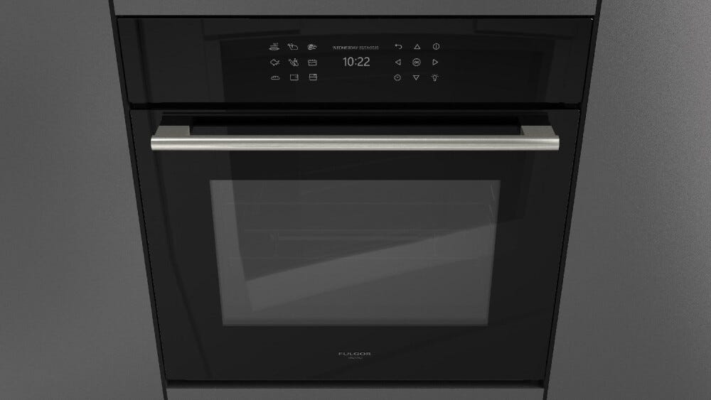 Fulgor ATMOS PLANO 60 Forno combinato a vapore cm. 60 - vetro nero