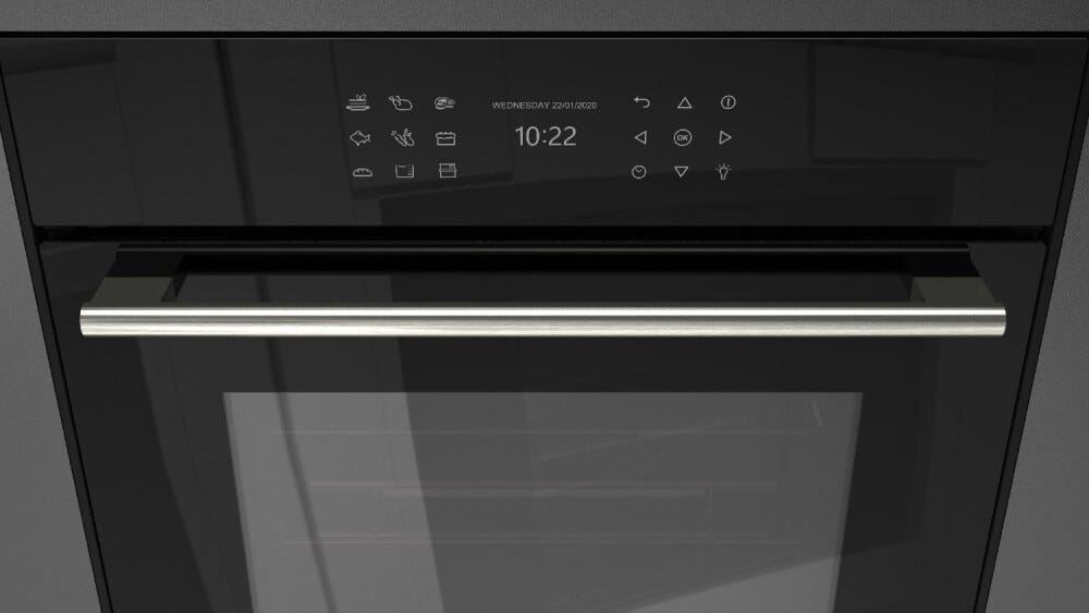 Fulgor ATMOS PLANO 60 Forno combinato a vapore cm. 60 - vetro nero
