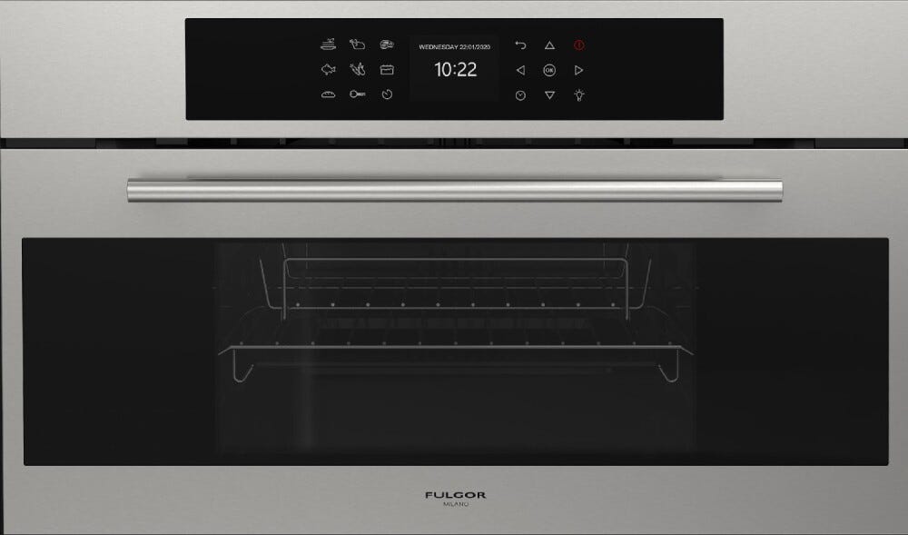 Fulgor FCSO 7510 TEM X PLANO Forno combinato a vapore cm. 75 h. 45 - inox