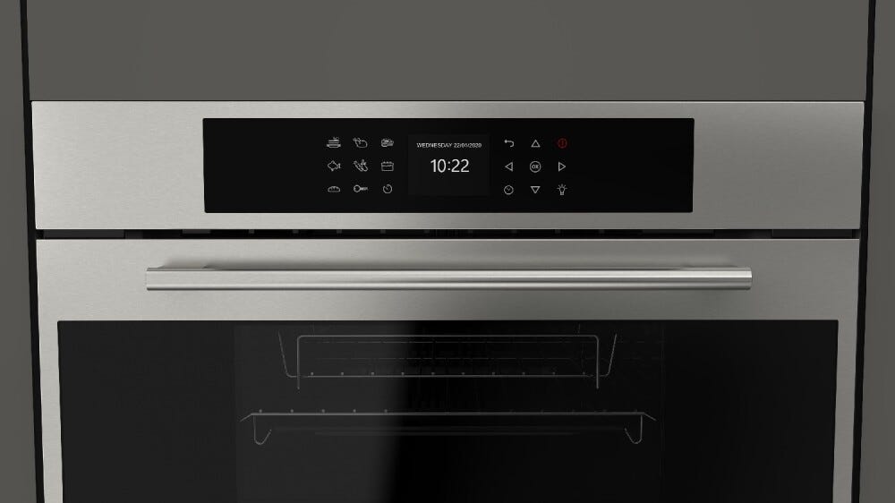 Fulgor FCSO 7510 TEM X PLANO Forno combinato a vapore cm. 75 h. 45 - inox