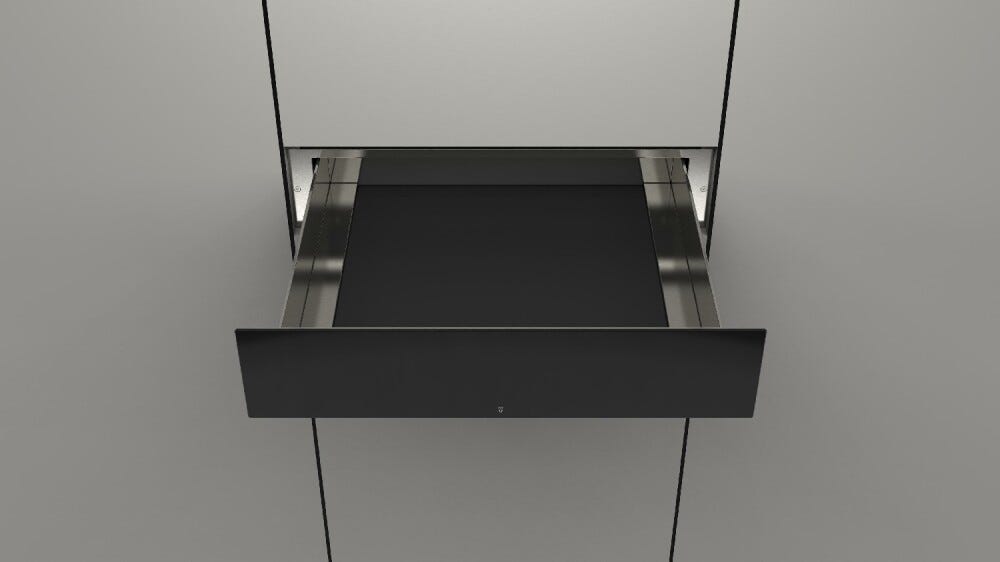 Fulgor FD 150 BK URBANTECH - PLANO Cassetto portaoggetti cm. 60 h. 15 - vetro nero
