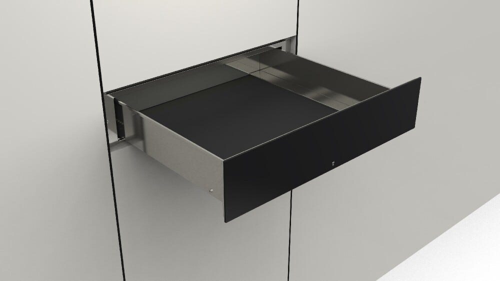 Fulgor FD 150 BK URBANTECH - PLANO Cassetto portaoggetti cm. 60 h. 15 - vetro nero