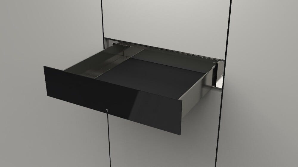 Fulgor FD 150 BK URBANTECH - PLANO Cassetto portaoggetti cm. 60 h. 15 - vetro nero
