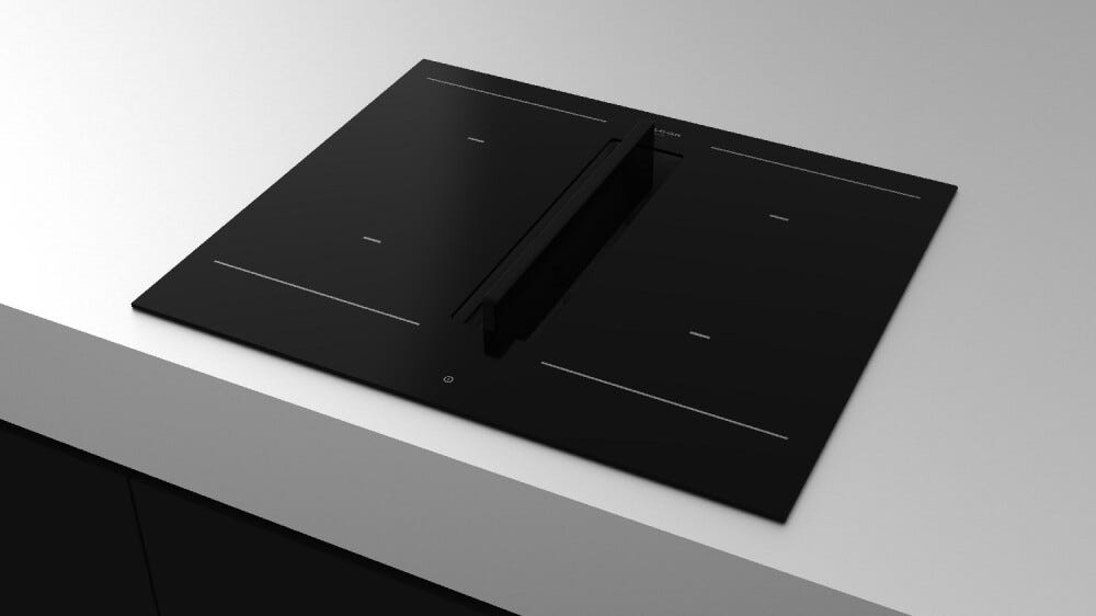 Fulgor FHH 600 ID TC BK ARIA+ Piano cottura a induzione con cappa integrata cm. 60 - vetroceramica nero