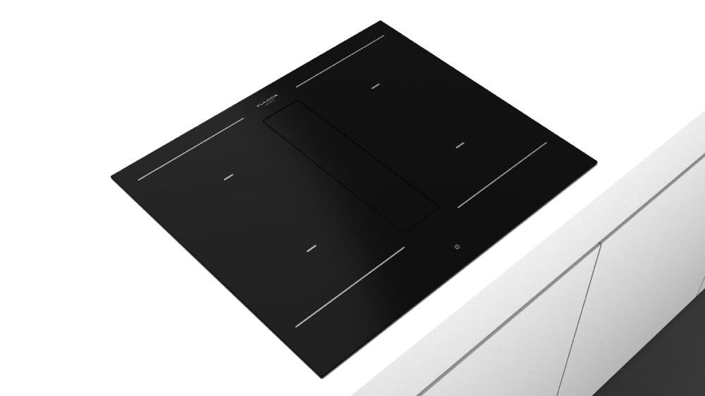 Fulgor FHH 600 ID TC BK ARIA+ Piano cottura a induzione con cappa integrata cm. 60 - vetroceramica nero