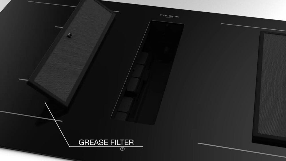 Fulgor FHH 600 ID TC BK ARIA+ Piano cottura a induzione con cappa integrata cm. 60 - vetroceramica nero