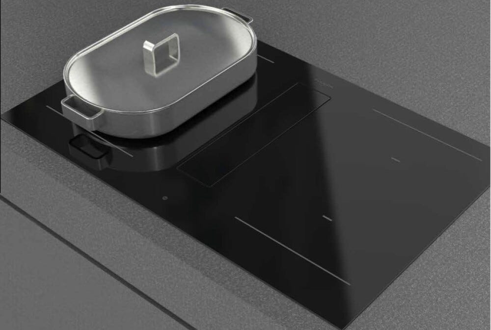 Fulgor FHH 600 ID TC BK ARIA+ Piano cottura a induzione con cappa integrata cm. 60 - vetroceramica nero